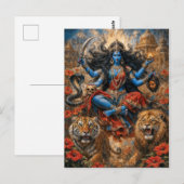 Carte Postale Jardin de Kali (Devant / Derrière)