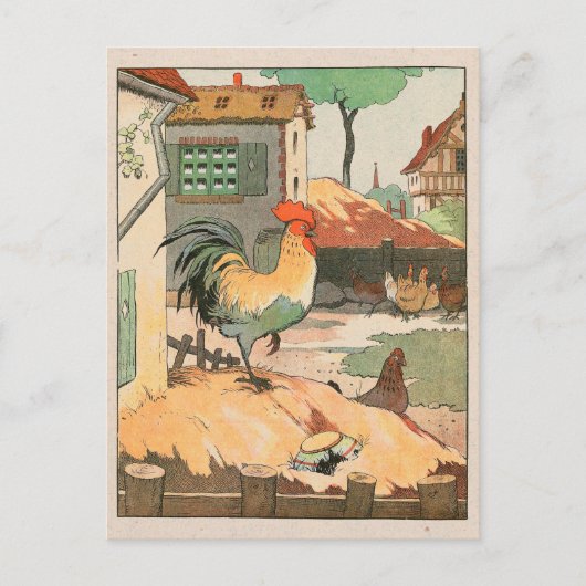 Carte Postale Jardin de la ferme Rooster (Devant)
