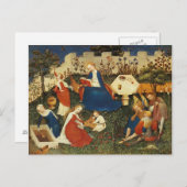Carte Postale Jardin de l'artiste médiéval Eden (Devant / Derrière)
