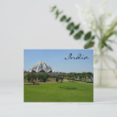 Carte Postale jardin de lotus inde (Debout devant)