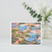 Carte Postale Jardin de Paradis (Debout devant)