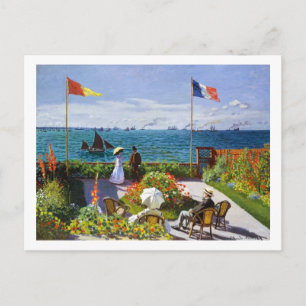 Carte Postale Jardin de Sainte-Adresse, 1867 Claude Monet
