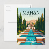 Carte Postale Jardin de Shazdeh Iran (Devant / Derrière)