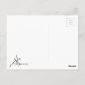 Carte Postale Jardin de Sunflower (Dos)