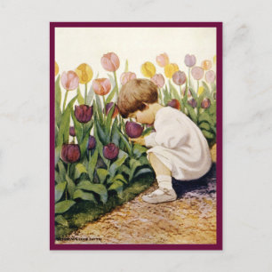 Carte Postale Jardin de Tulip