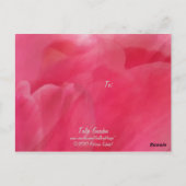 Carte Postale Jardin de tulipes (Dos)