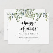 Carte Postale Jardin de verdure, Changement de plan, Reporté (Devant / Derrière)