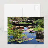 Carte Postale Jardin d'eau (Devant / Derrière)