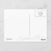 Carte Postale Jardin d'Éden (Dos)