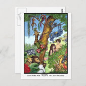 Carte postale Jardin d'Eden (Devant / Derrière)