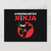 Carte Postale Jardin D'Enfants Ninja Tirer Un Coup D'Oeil Premie (Devant)
