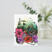 Carte Postale Jardin des colibris (Debout devant)