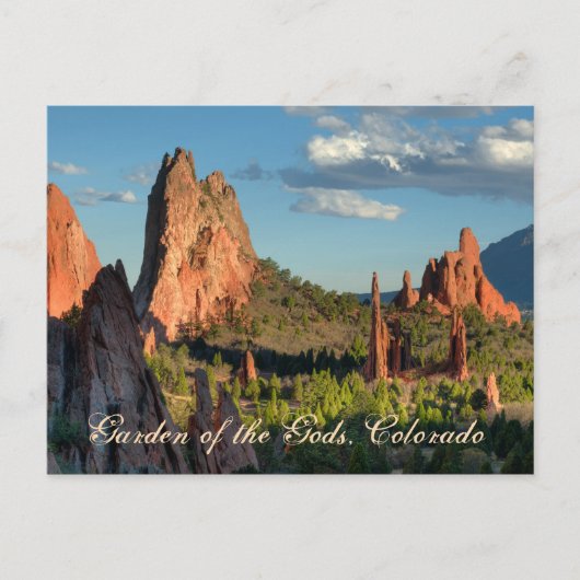 Carte Postale Jardin des Dieux (Devant)