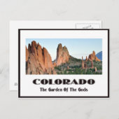 Carte Postale Jardin des Dieux (Devant / Derrière)