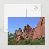 Carte Postale Jardin des Dieux (Devant / Derrière)