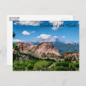 Carte Postale Jardin des Dieux (Devant / Derrière)