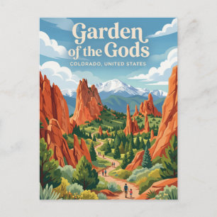 Carte Postale Jardin des Dieux Colorado