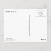 Carte Postale Jardin des Dieux (Colorado) avec texte (Dos)