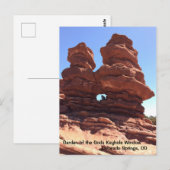 Carte postale Jardin des Dieux Colorado Springs (Devant / Derrière)