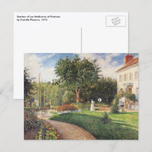 Carte Postale Jardin des Mathurins à Pontoise par Pissarro