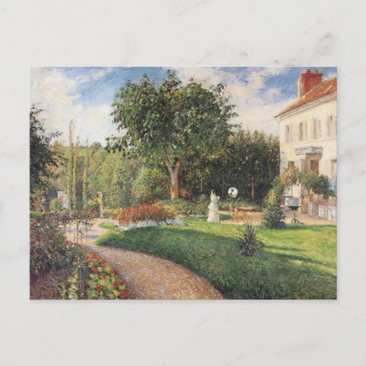 Carte Postale Jardin des Mathurins à Pontoise par Pissarro (Devant)