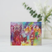 CARTE POSTALE JARDIN DES OMBRES PERDUES, DES FAERY ET DES PAPILL (Debout devant)