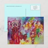 CARTE POSTALE JARDIN DES OMBRES PERDUES, DES FAERY ET DES PAPILL (Devant / Derrière)