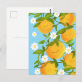 Carte Postale Jardin des Oranges d'été (Devant / Derrière)