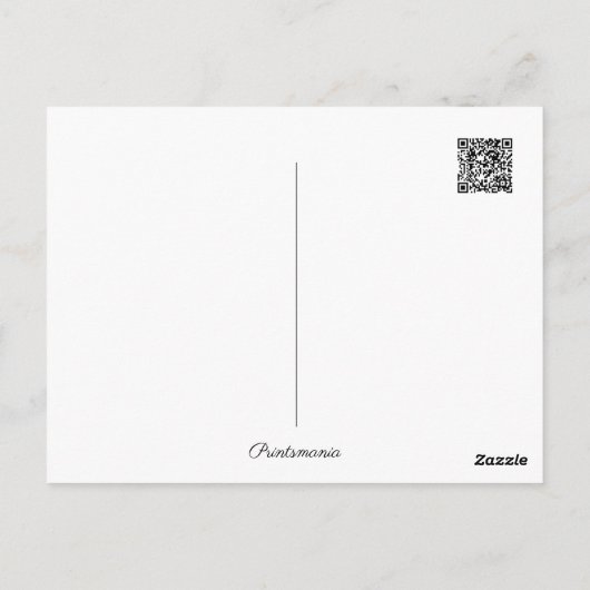 Carte Postale Jardin des papillons (Dos)