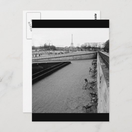 Carte Postale Jardin des Tuileries, Paris (Devant / Derrière)