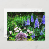 Carte Postale Jardin d'été (Devant / Derrière)