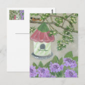 Carte Postale Jardin d'été (Devant / Derrière)