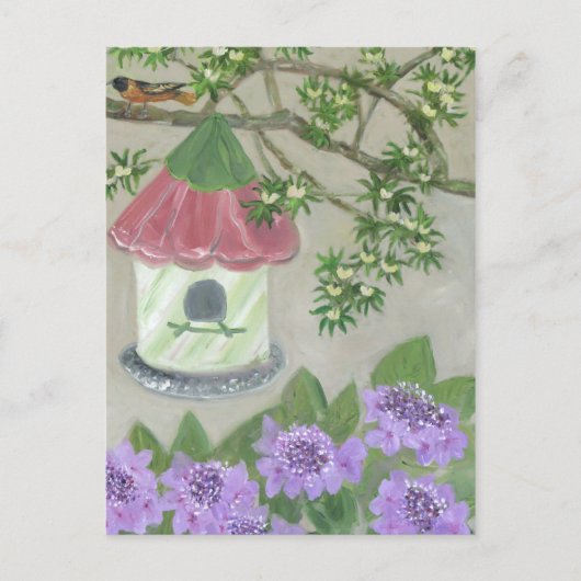 Carte Postale Jardin d'été (Devant)