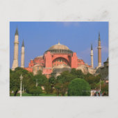 Carte Postale Jardin devant un musée, Aya Sofya (Devant)