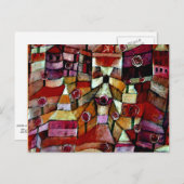 Carte Postale Jardin d'Ose, peinture Paul Klee (Devant / Derrière)