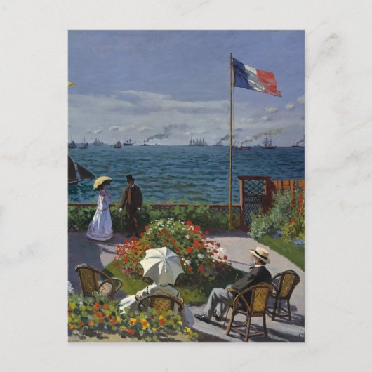 Carte Postale Jardin du Monet à Sainte-Adresse (Devant)
