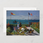 Carte Postale Jardin du Monet à Sainte-Adresse (Devant / Derrière)