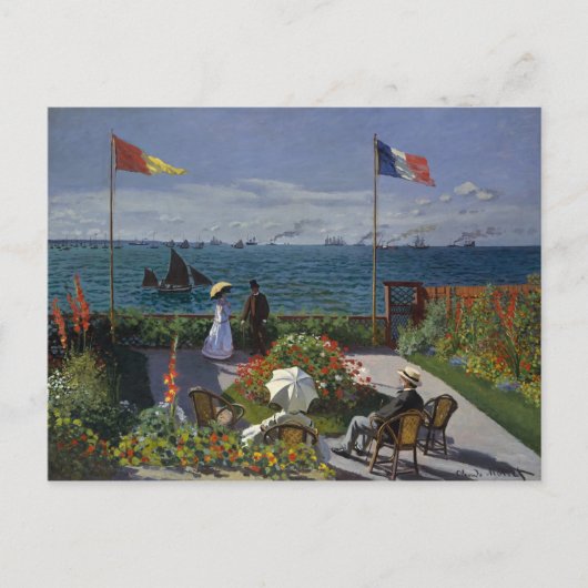 Carte Postale Jardin du Monet à Sainte-Adresse (Devant)