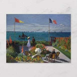Carte Postale Jardin du Monet à Sainte-Adresse Peinture