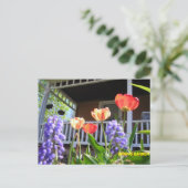 CARTE POSTALE JARDIN DU PRINTEMPS (Debout devant)