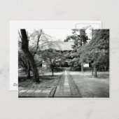 Carte Postale Jardin du temple japonais (Devant / Derrière)