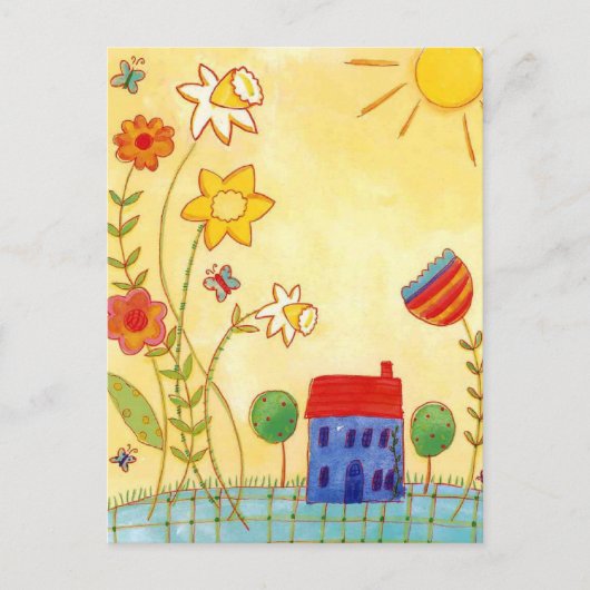 Carte Postale jardin en abondance (Devant)