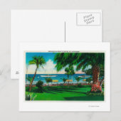 Carte Postale Jardin en face de l'Hôtel St Catherine (Devant / Derrière)