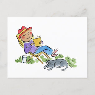 Carte Postale Jardin endormi