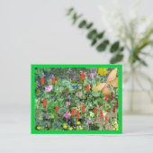 Carte Postale Jardin fantastique (Debout devant)