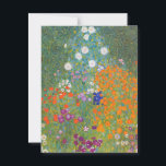 Carte Postale Jardin Fleur Vibrant - Gustav Klimt<br><div class="desc">Ajoutez une touche d'élégance intemporelle à votre correspondance avec cette carte postale Gustav Klimt Flower Garden. Présentant le chef-d'oeuvre Art nouveau de Klimt, cette carte postale présente des motifs floraux luxuriants et des détails complexes qui capturent la beauté et l'harmonie d'un jardin fleuri. Parfaite pour envoyer des messages sincères, collectionner...</div>
