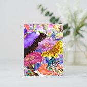 Carte Postale Jardin fleuri (Debout devant)