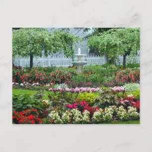 Carte Postale Jardin fleuri
