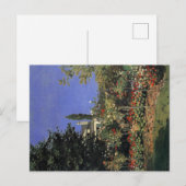 Carte Postale Jardin Fleuri À Sainte Adresse - Claude Monet (Devant / Derrière)