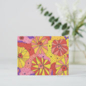 Carte Postale Jardin floral futuriste (Debout devant)